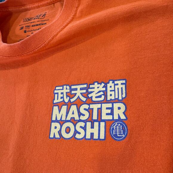 Dragon Ball Z Master ROSHI XL Long sleeve Henley shirt Crunchyroll - Picture 3 of 5